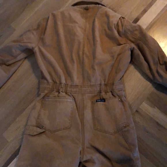 Tan coverall insulated jumpsuit - Picture 8 of 8